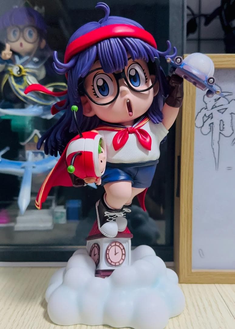 Dr.スランプ アラレちゃん アラレです 樹脂 彫刻 フィギュア
