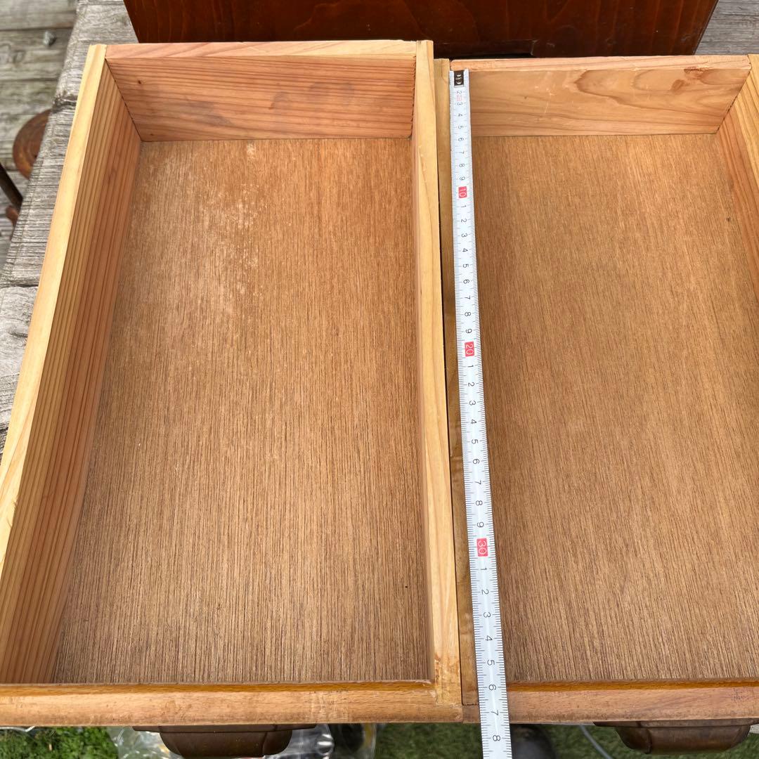 ヴィンテージ引き出し棚2個セット