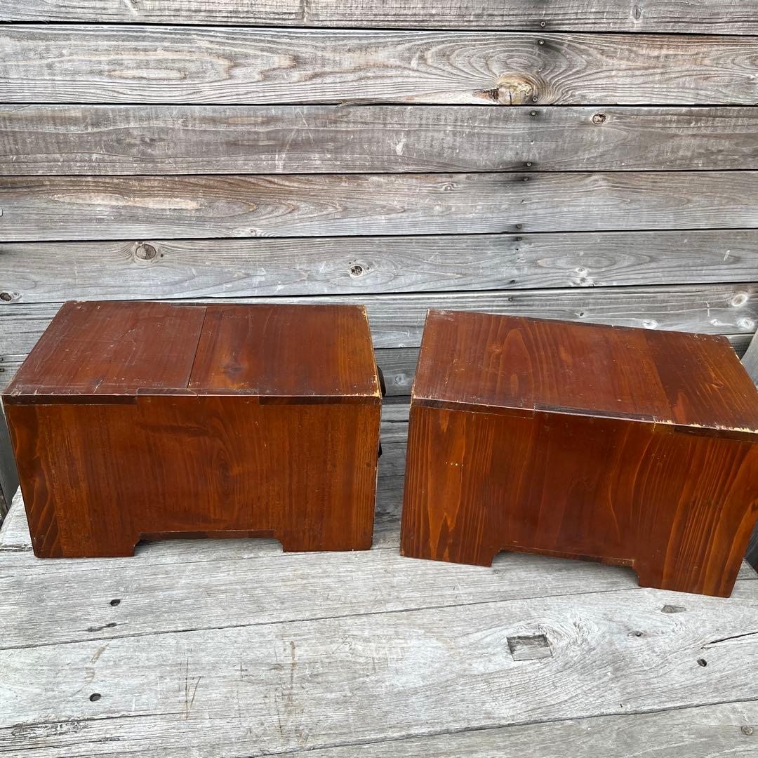 ヴィンテージ引き出し棚2個セット