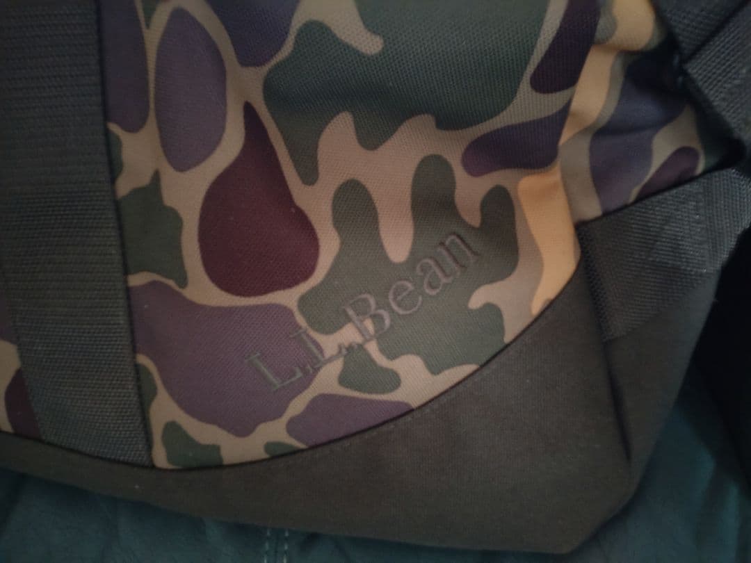 L.L.Bean 迷彩柄 ボストンバッグ