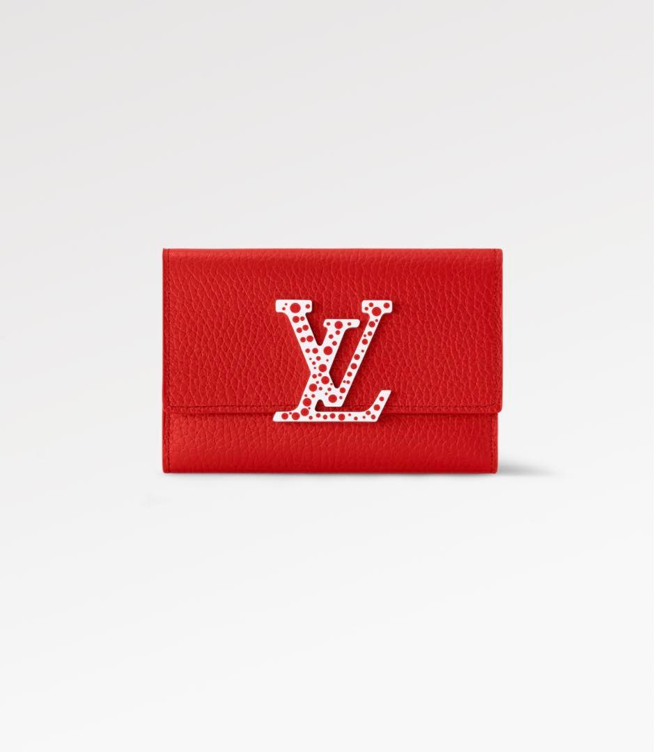 未使用 LV × YK ポルトフォイユ カプシーヌ 草間彌生 ルイヴィトン