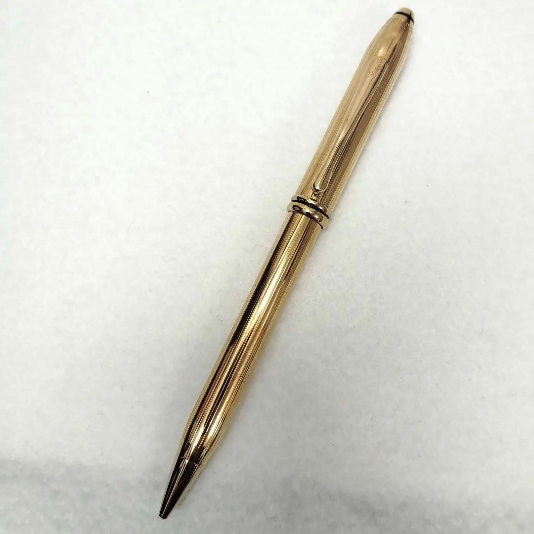 【T】希少　CROSS タウンゼンド ゴールドシャープペンシル＆万年筆セット