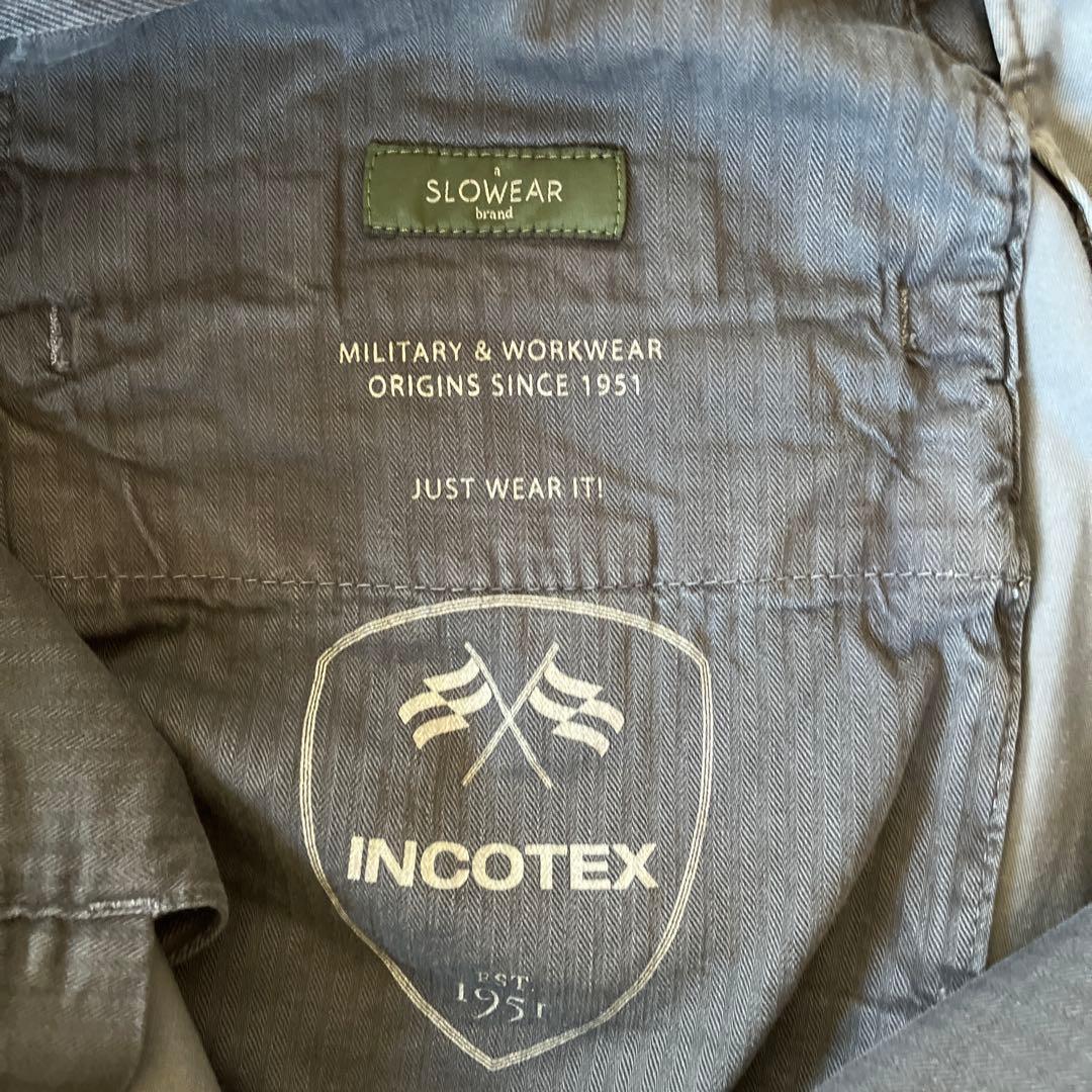 INCOTEX ガーメントダイ オーガニックコットン パンツ チノパン 31