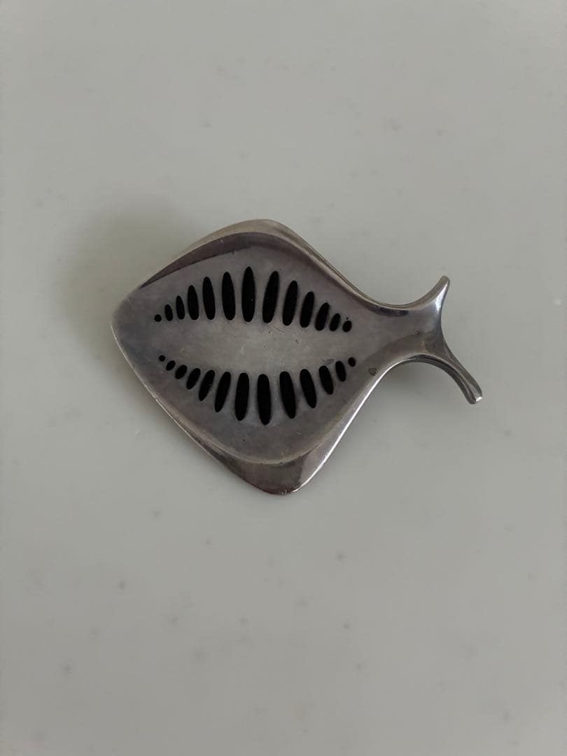 ジョージジェンセン 343 ブローチ 魚 SV925  