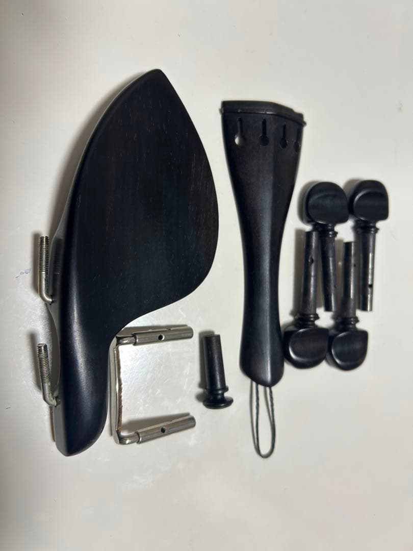 ビオラ用フィッティングパーツセット(黒檀)