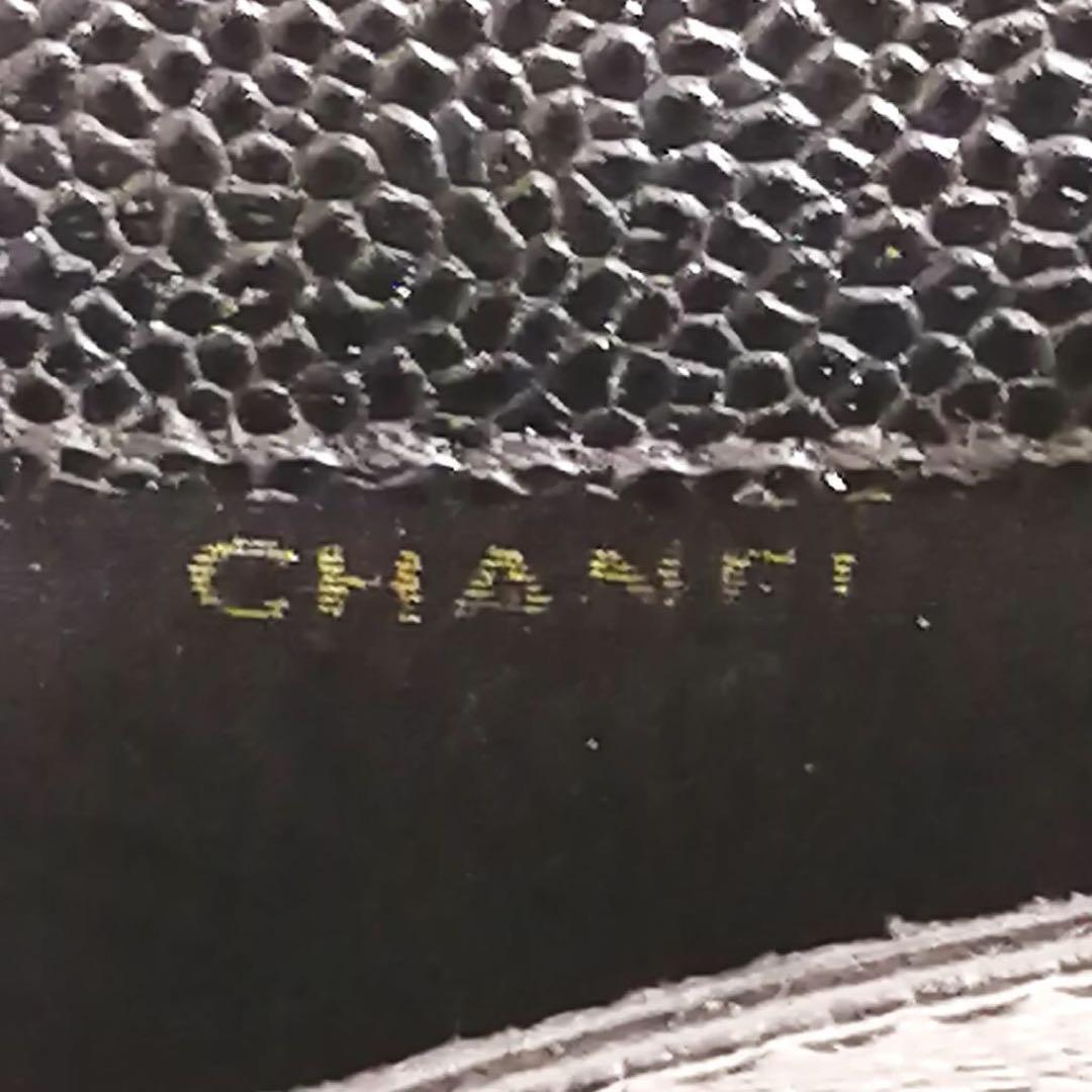 M　CHANEL ココマーク　キャビアスキン　シガレットケース
