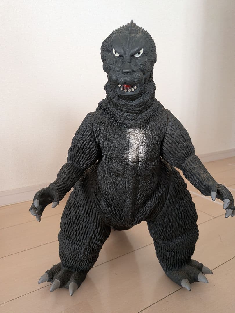 【激レア】ゴジラ特大フィギュア 1988年バンダイ 東宝 ソフビ