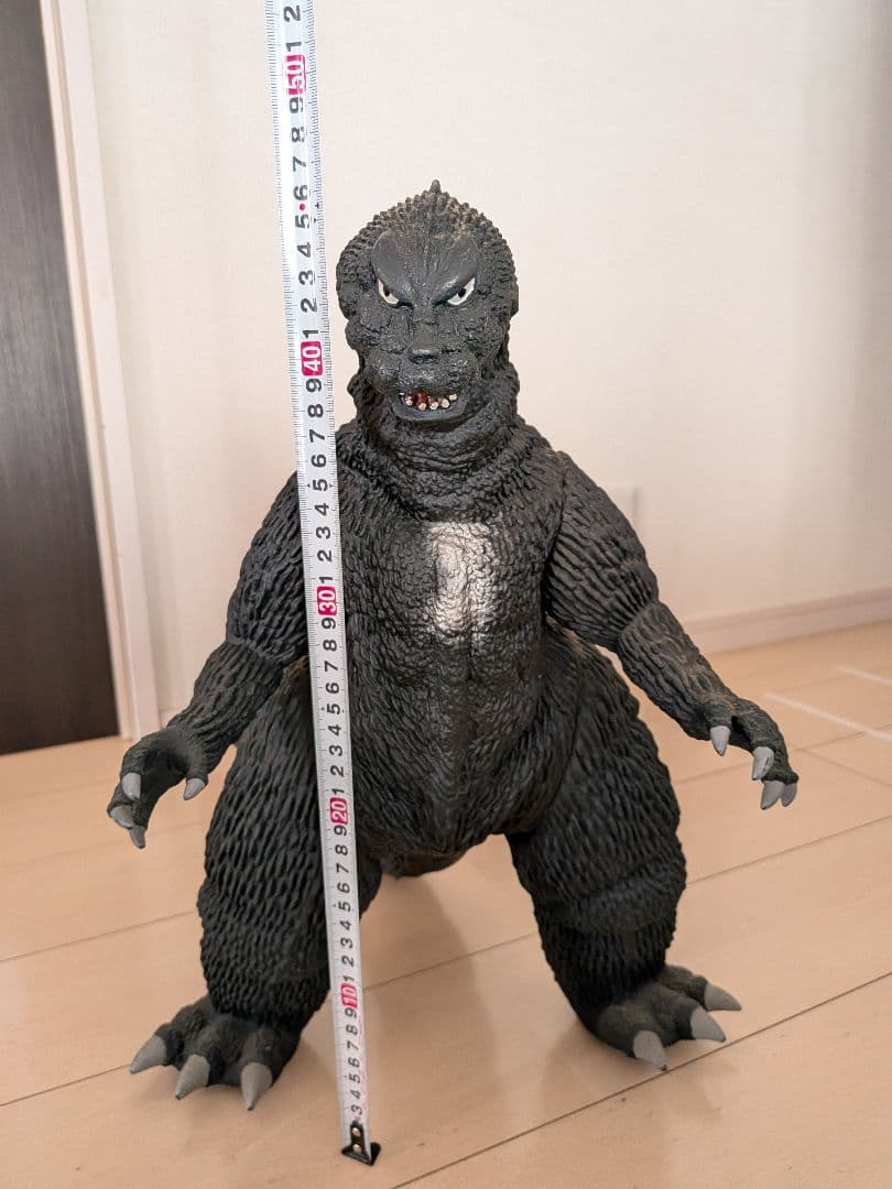 【激レア】ゴジラ特大フィギュア 1988年バンダイ 東宝 ソフビ