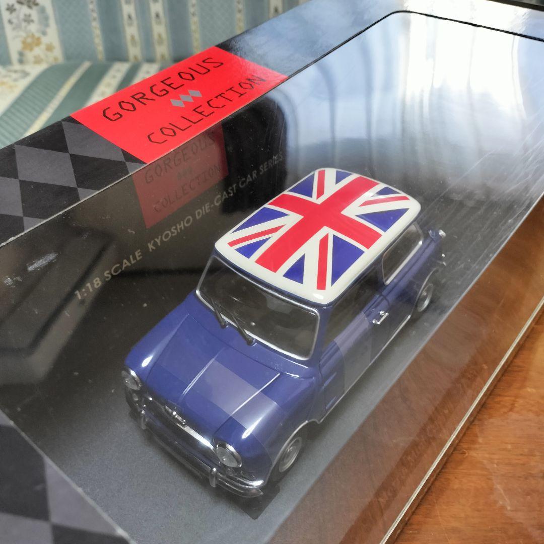 京商1/18　モーリスミニクーパー　1275S　ユニオンジャックルーフ