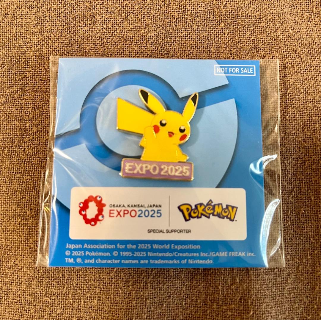 EXPO 2025 ピンバッジ　大阪・関西万博　ピカチュウ　ポケモン