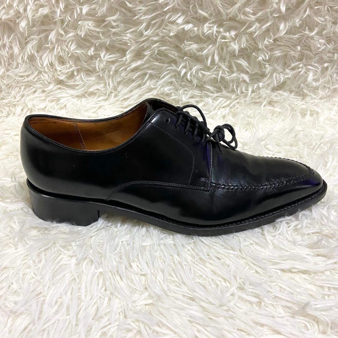 美品 REGAL Uチップ ビジネス シューズ 革靴 25.0 黒 316R