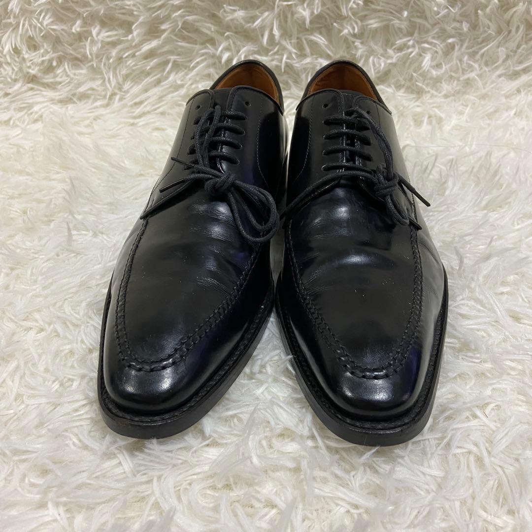 美品 REGAL Uチップ ビジネス シューズ 革靴 25.0 黒 316R