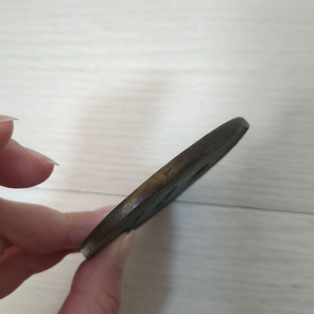 日本刀　鍔　つば　金象嵌　鶴　刀装具　武具　風景画