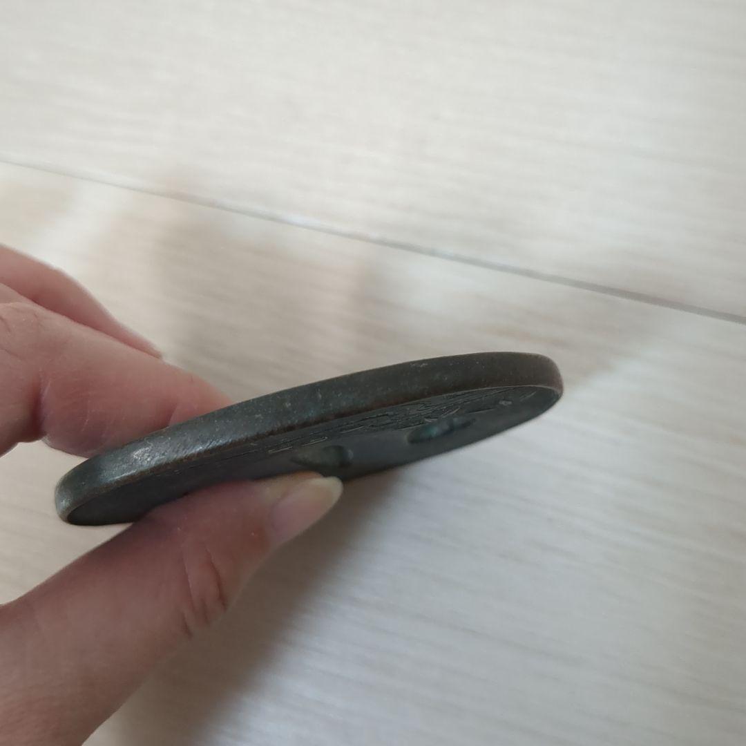 日本刀　鍔　つば　金象嵌　鶴　刀装具　武具　風景画