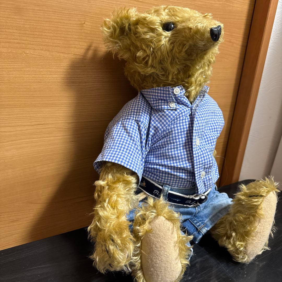 Steiff×Ralph Lauren ぬいぐるみ チェック柄シャツ