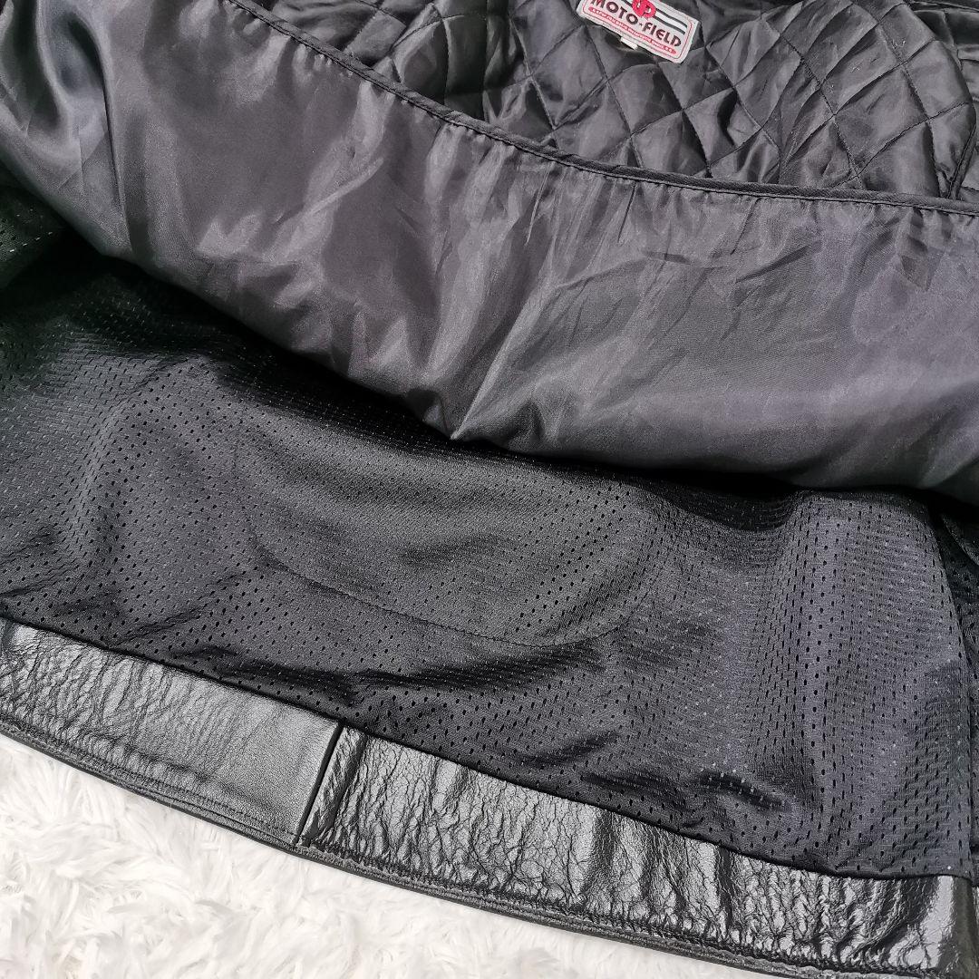 モトフィールド 大きいサイズ 3L キルティング ライナー シングル ライダース