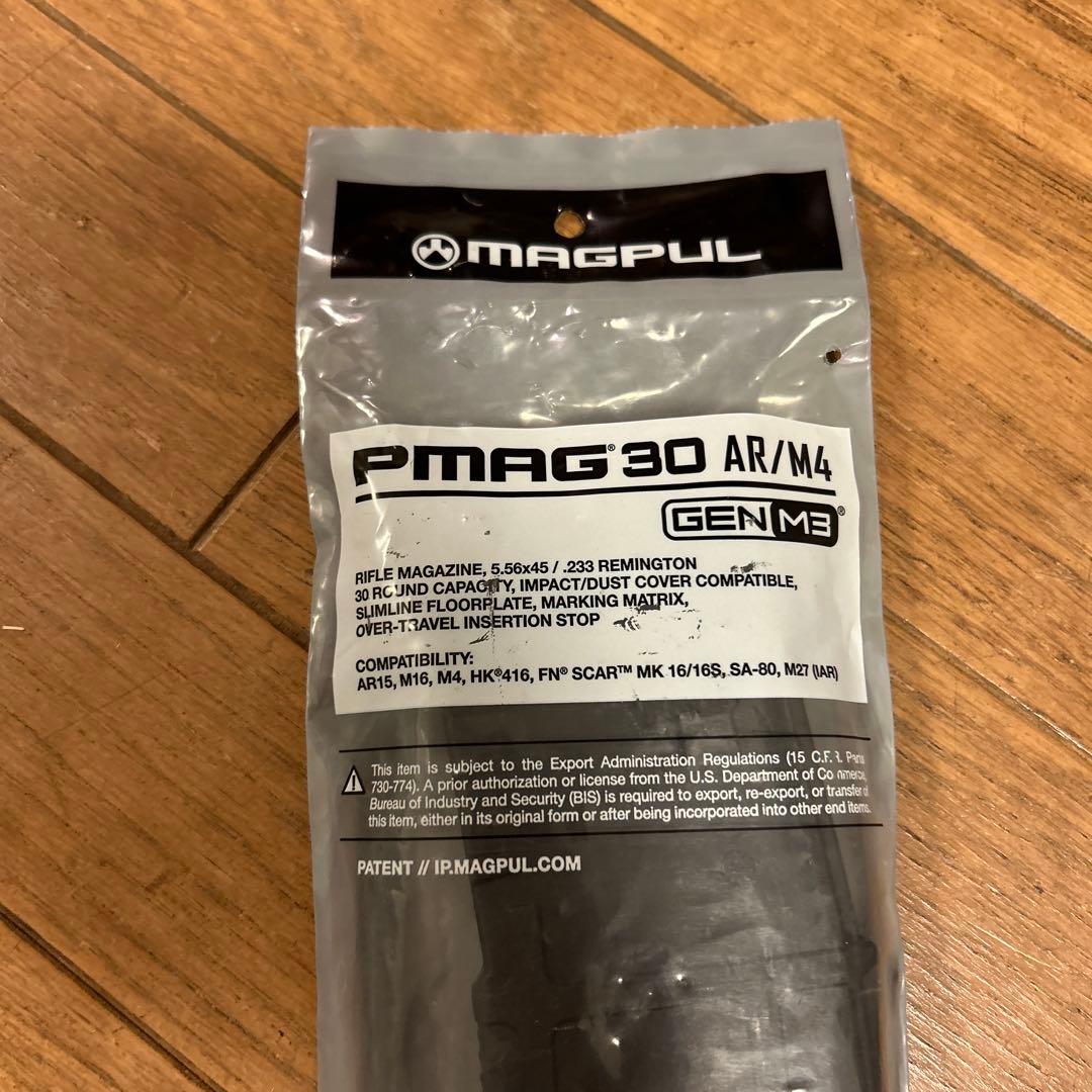 PMAG 実物 新品 黒 30rd 窓なし 米軍 マガジン