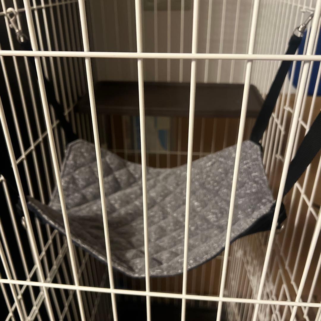 大型キャットケージ 吊り下げハンモック付き