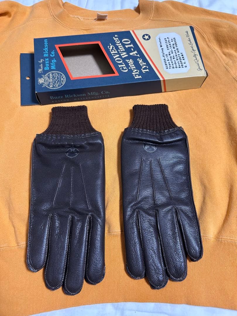 未使用　デッドストック　バズリクソンズ　A-10 グローブ　レザーグローブ　箱付