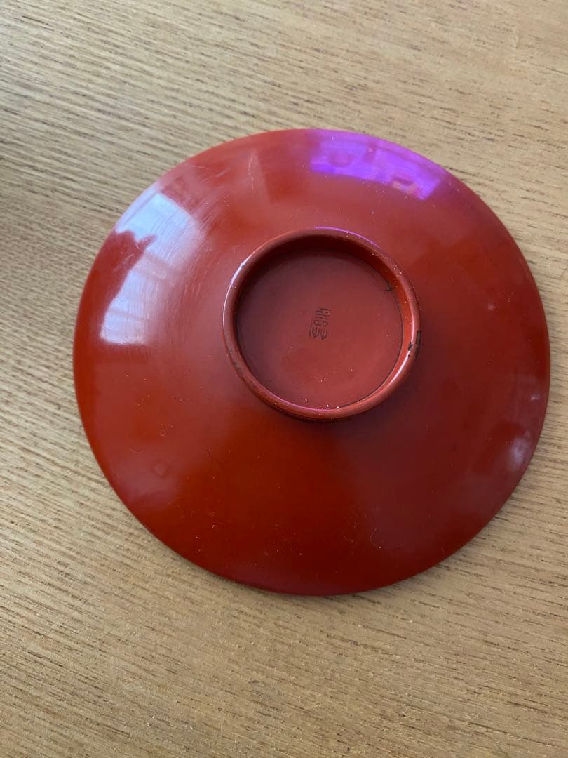 骨董　盃台　皿　蝶々☆アンティーク