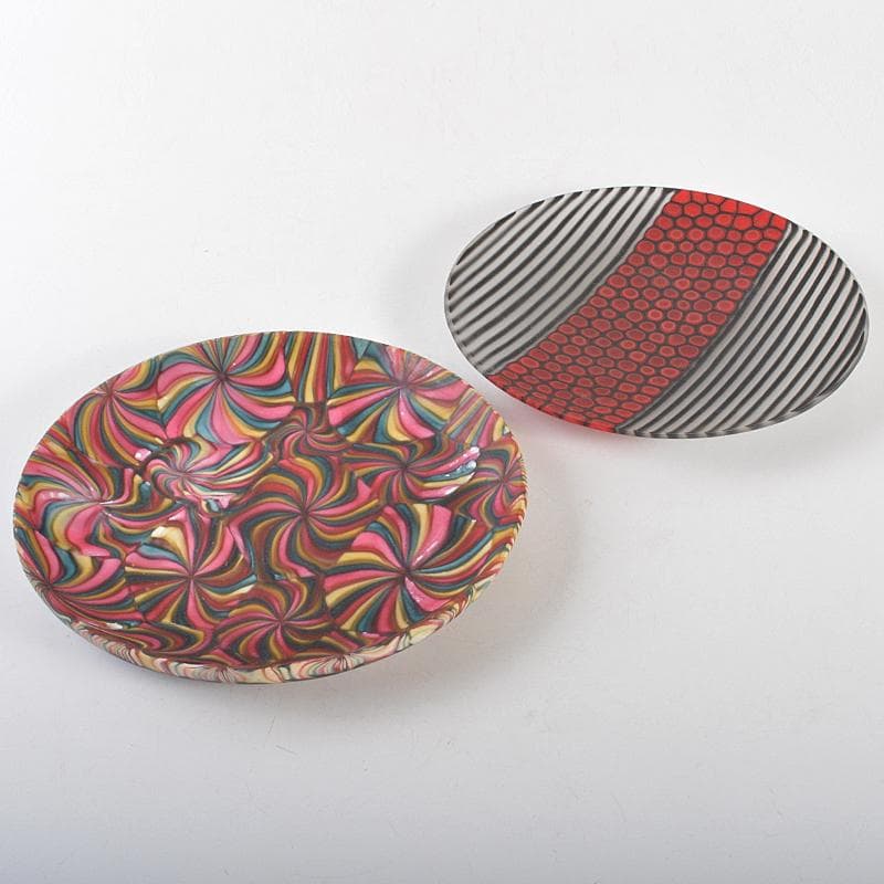 ITALY　ベネチアガラス　皿　プレート　2点まとめて　M　R7122