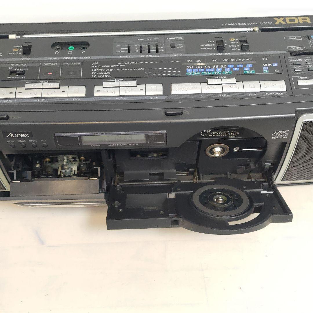 東芝 Aurex RT-CDW70X CDステレオラジオカセットレコーダー