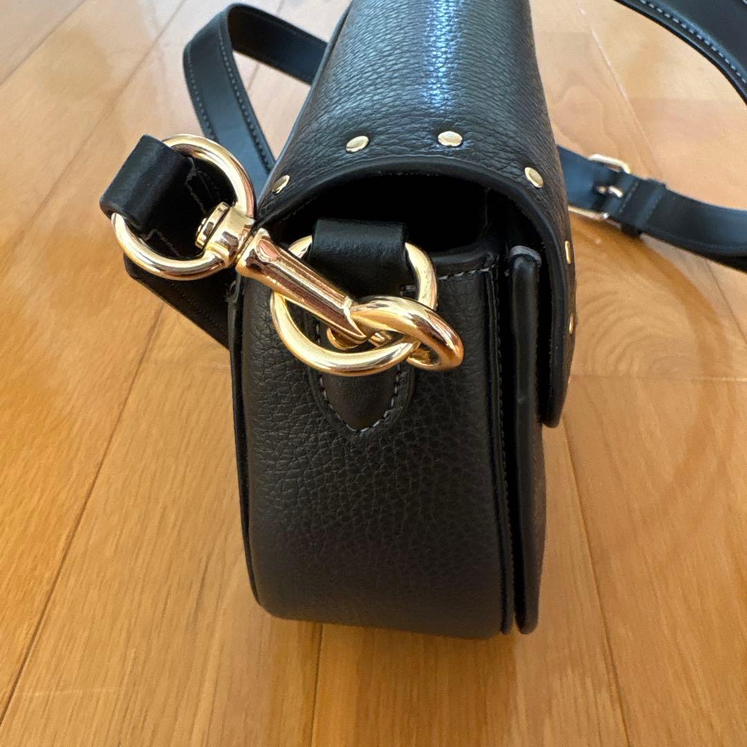 【COACH】 ブラック ショルダーバッグ