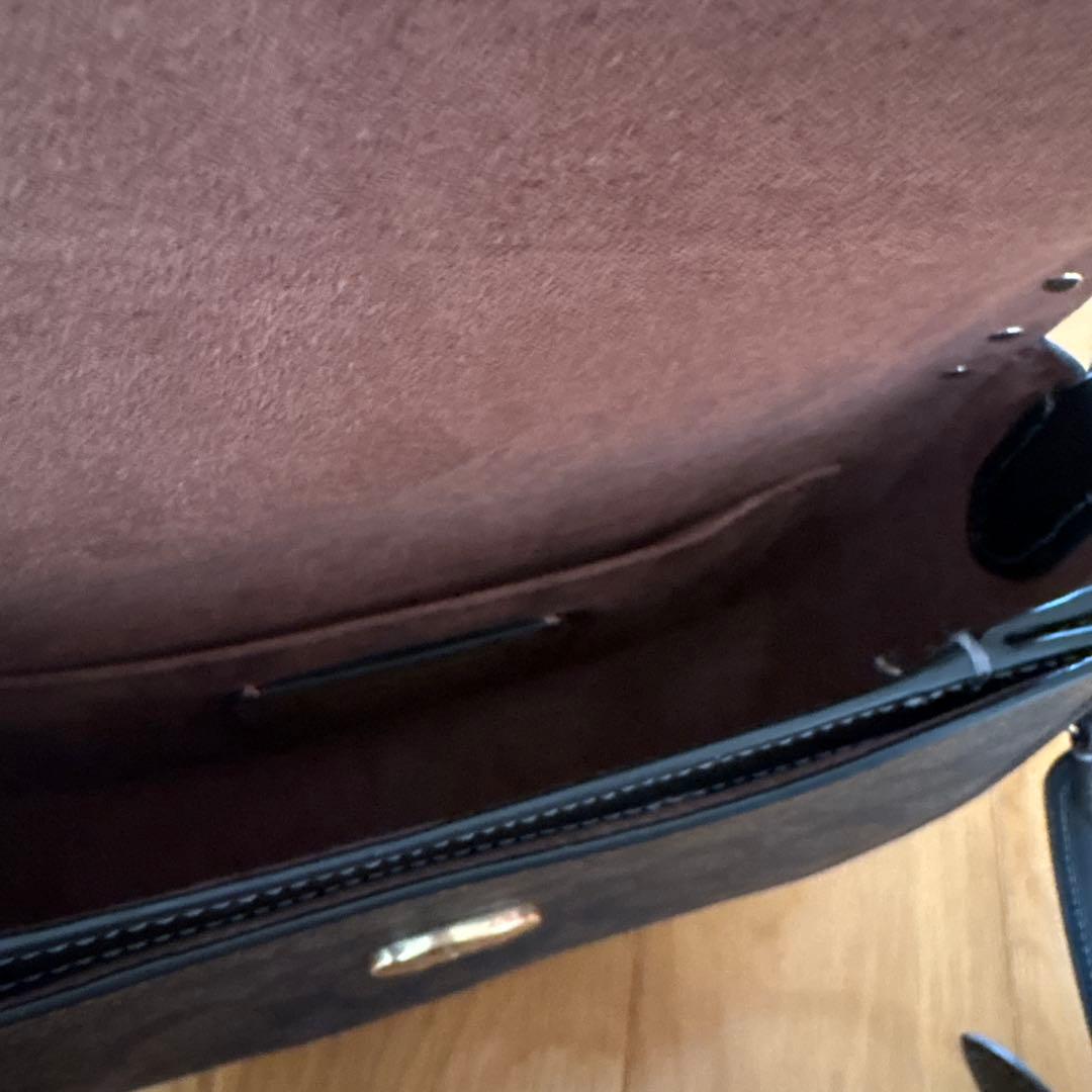 【COACH】 ブラック ショルダーバッグ