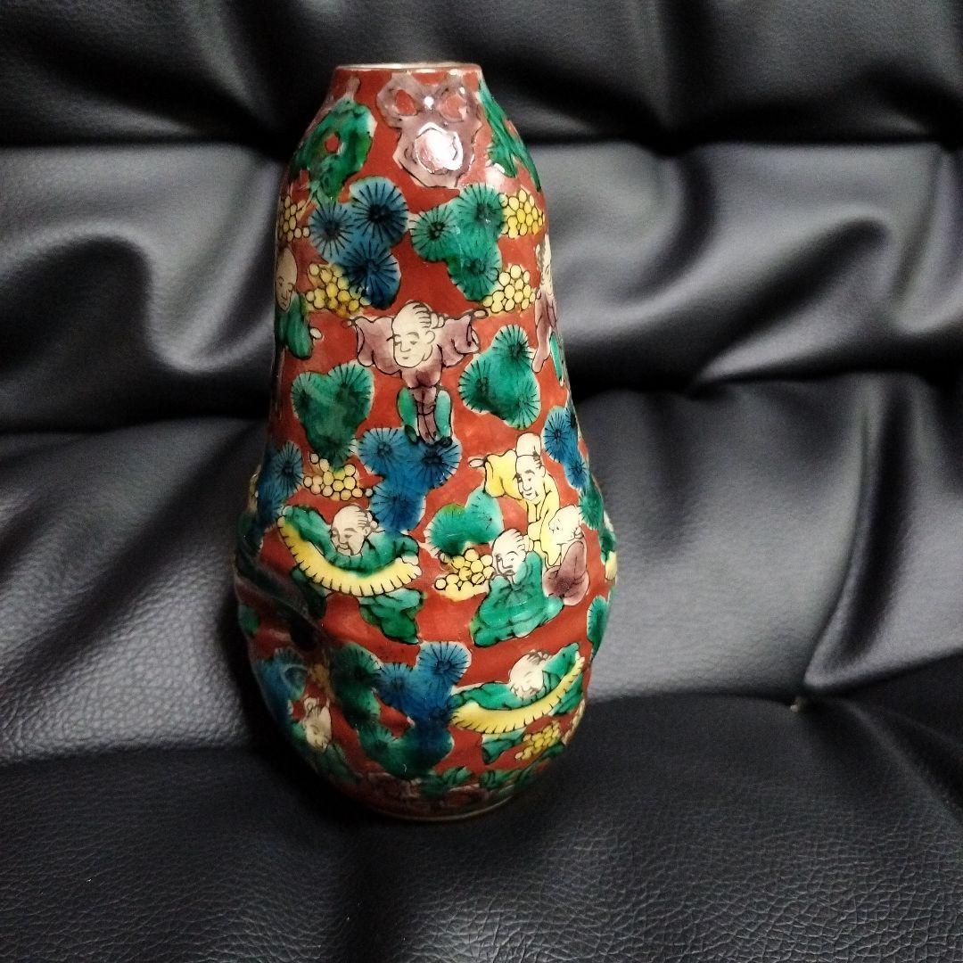 青木木米 一輪挿し 古美術 骨董 アンティーク 花瓶 フラワーベース