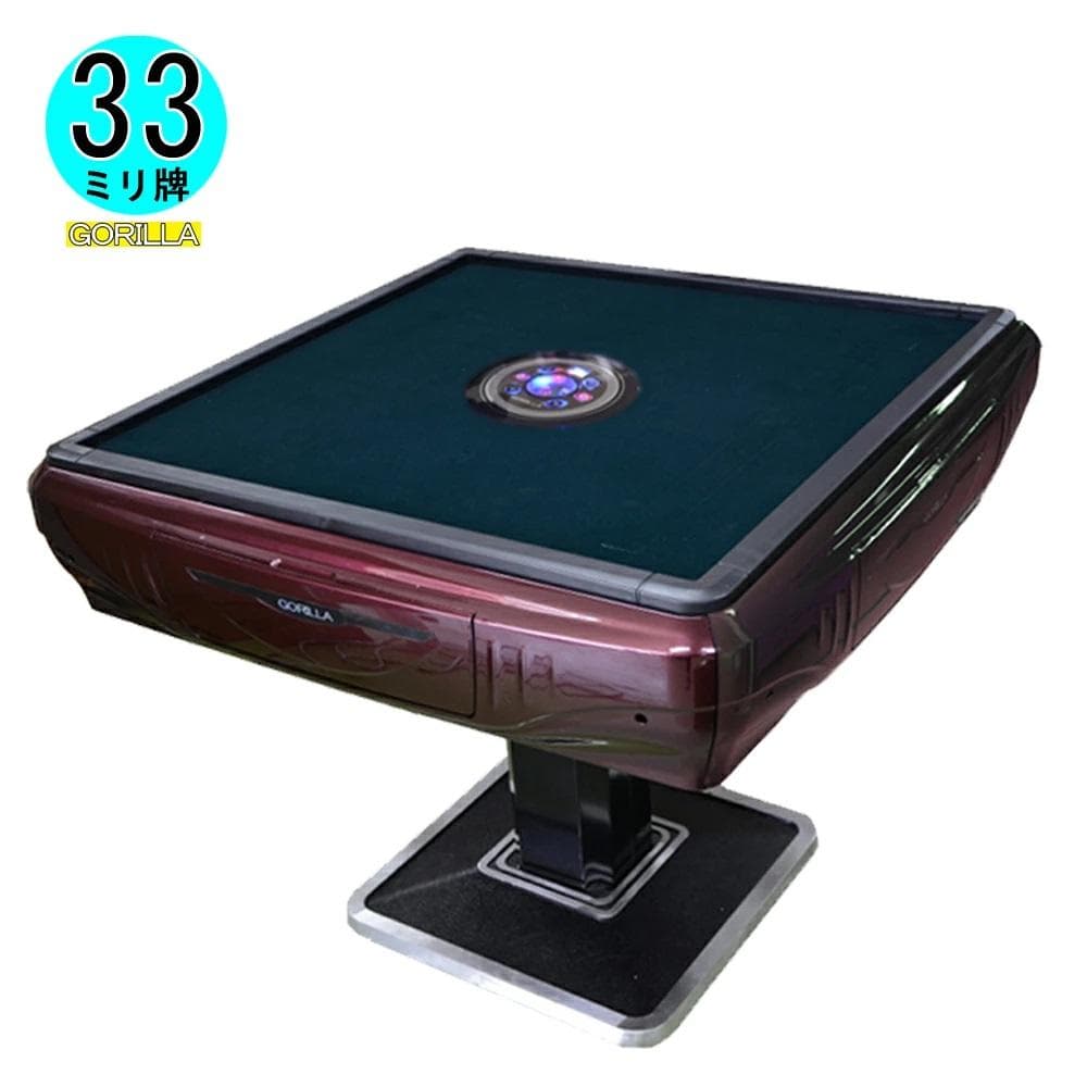 赤外線内蔵全自動麻雀卓 家庭用折りたたみ麻雀卓全自動卓 33mmｘ２セット 静音