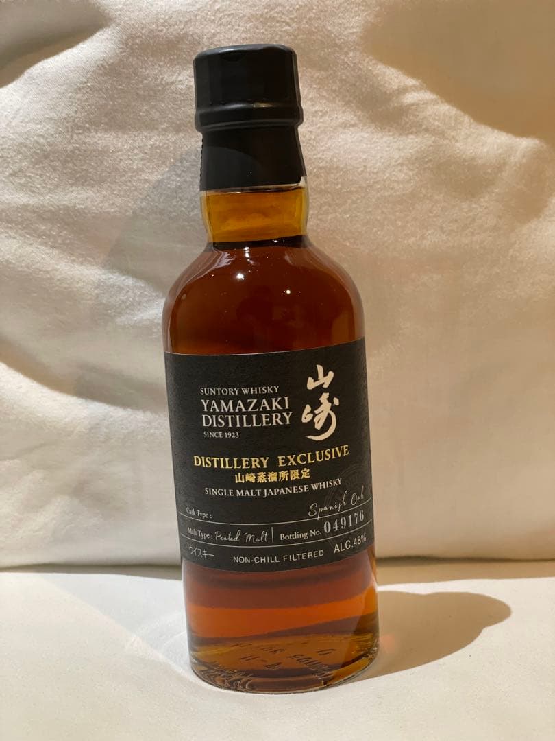 サントリー　山崎蒸留所限定　山崎ウイスキー　スパニッシュオーク　180ml