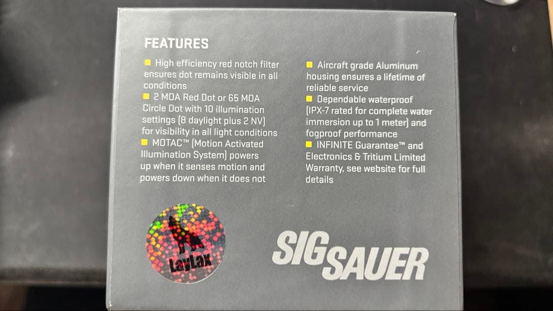 【実物】【値下げしました】SIG SAUER ROMEO5X SOR52101