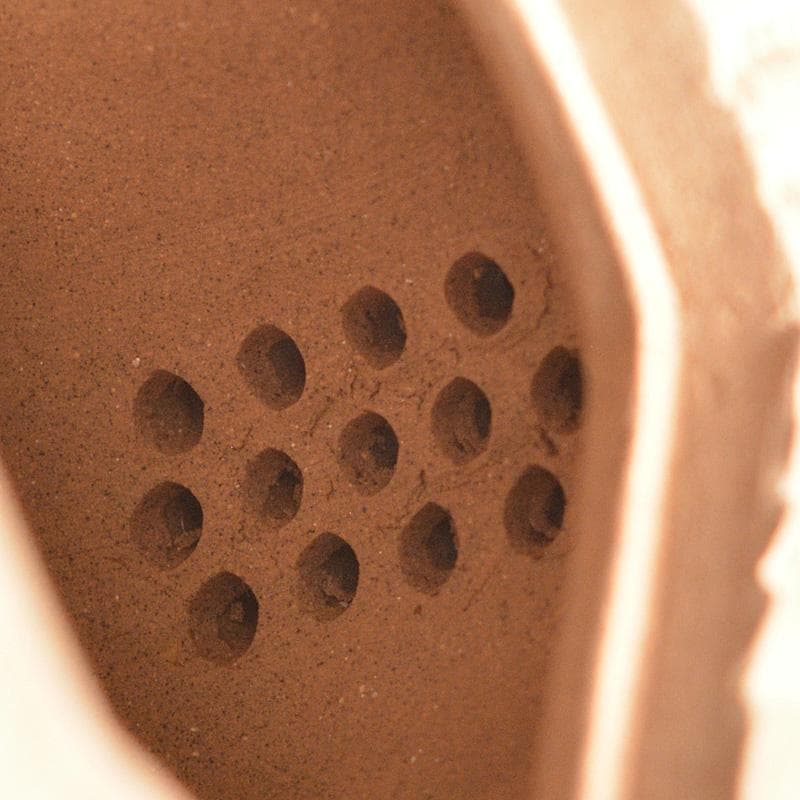 中国　紫砂　黄泥　布袋摘　梅文　急須　茶壷　在銘　C　R5770