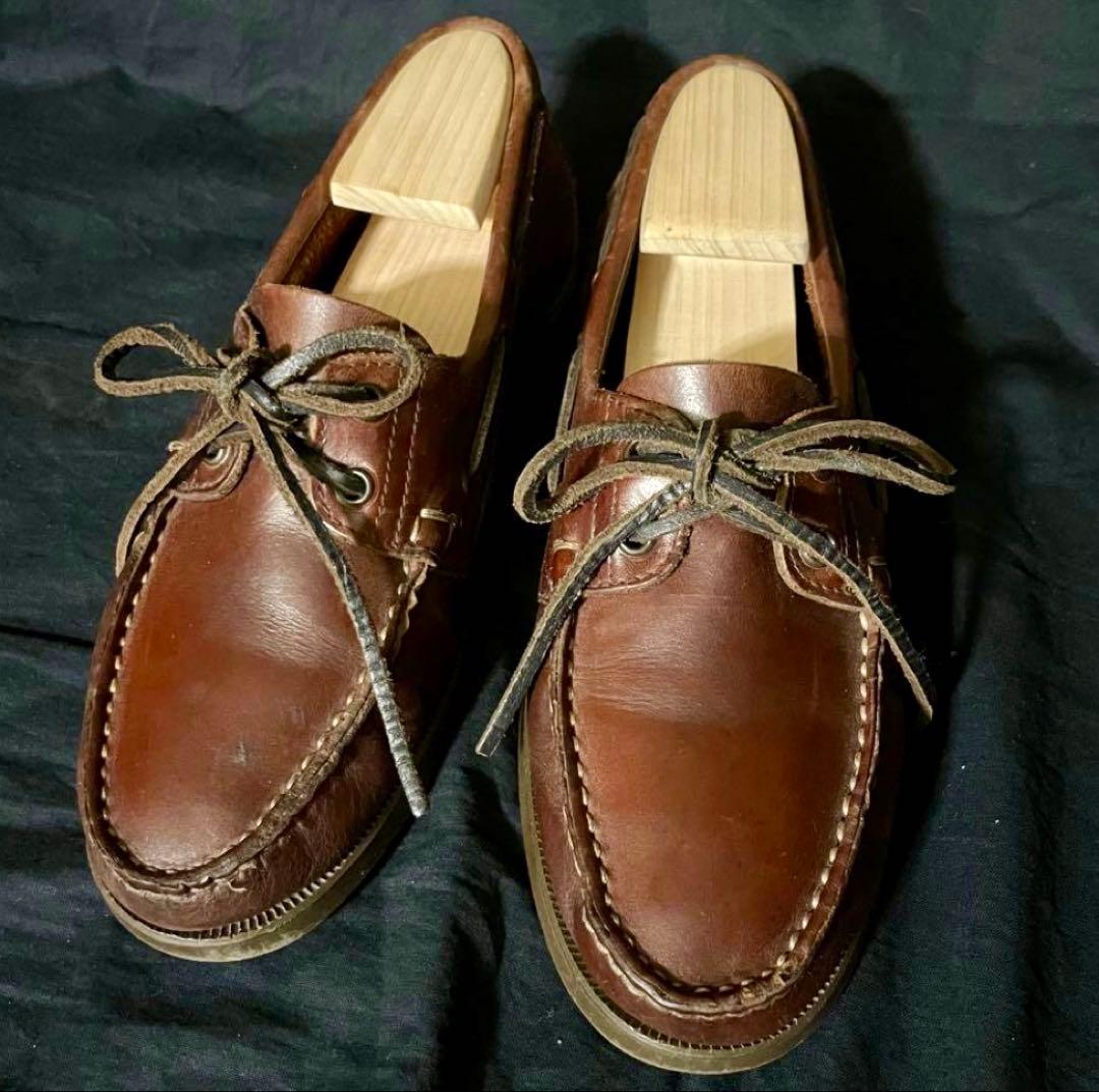 Paraboot デッキシューズ ブラウン レザーシューズ