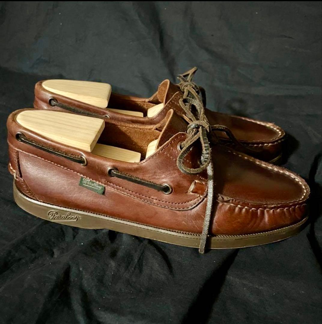 Paraboot デッキシューズ ブラウン レザーシューズ