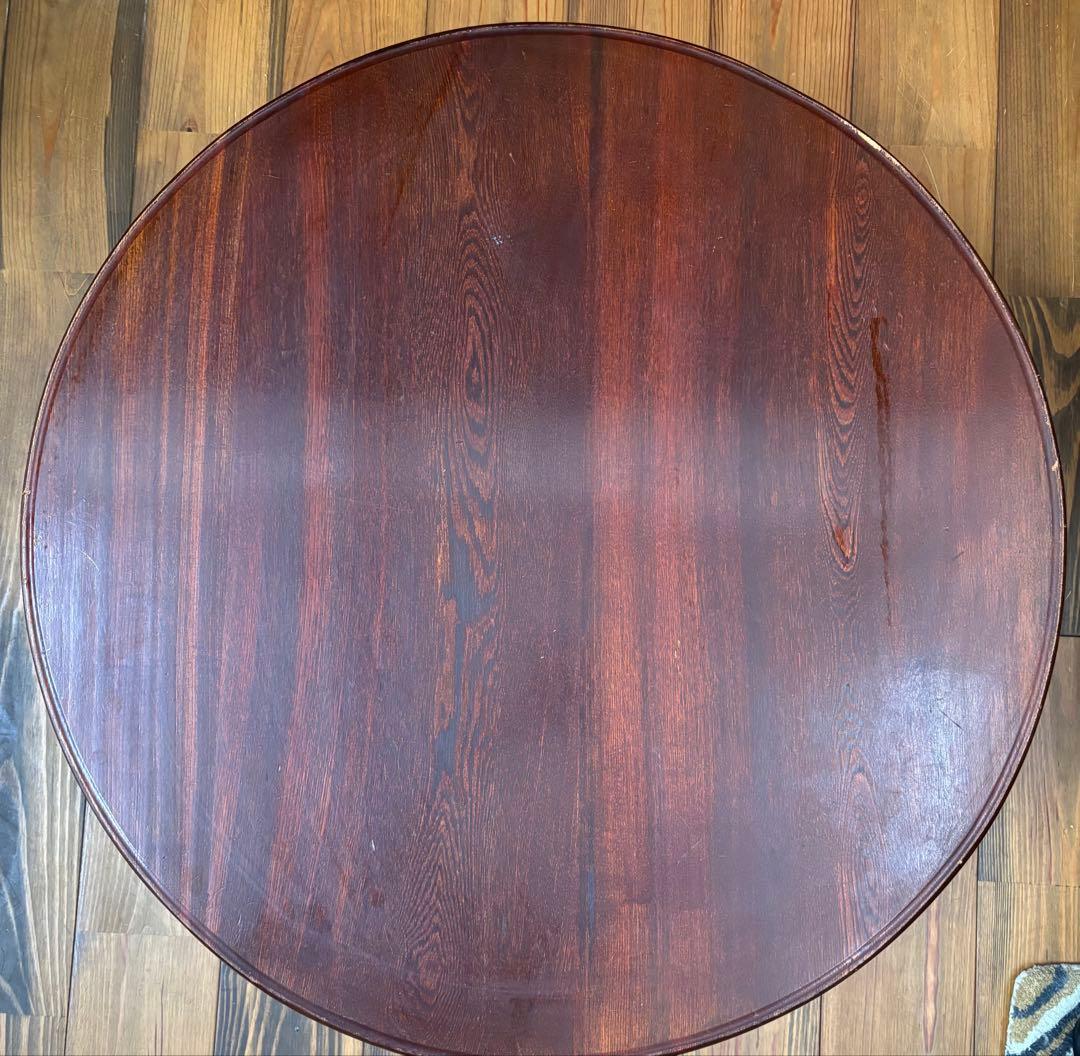 丸テーブル　アンティーク　ちゃぶ台