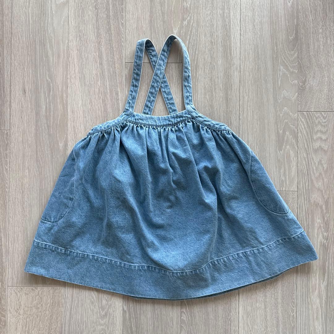 soor ploom Eloise pinfore 7y デニム　吊りスカート