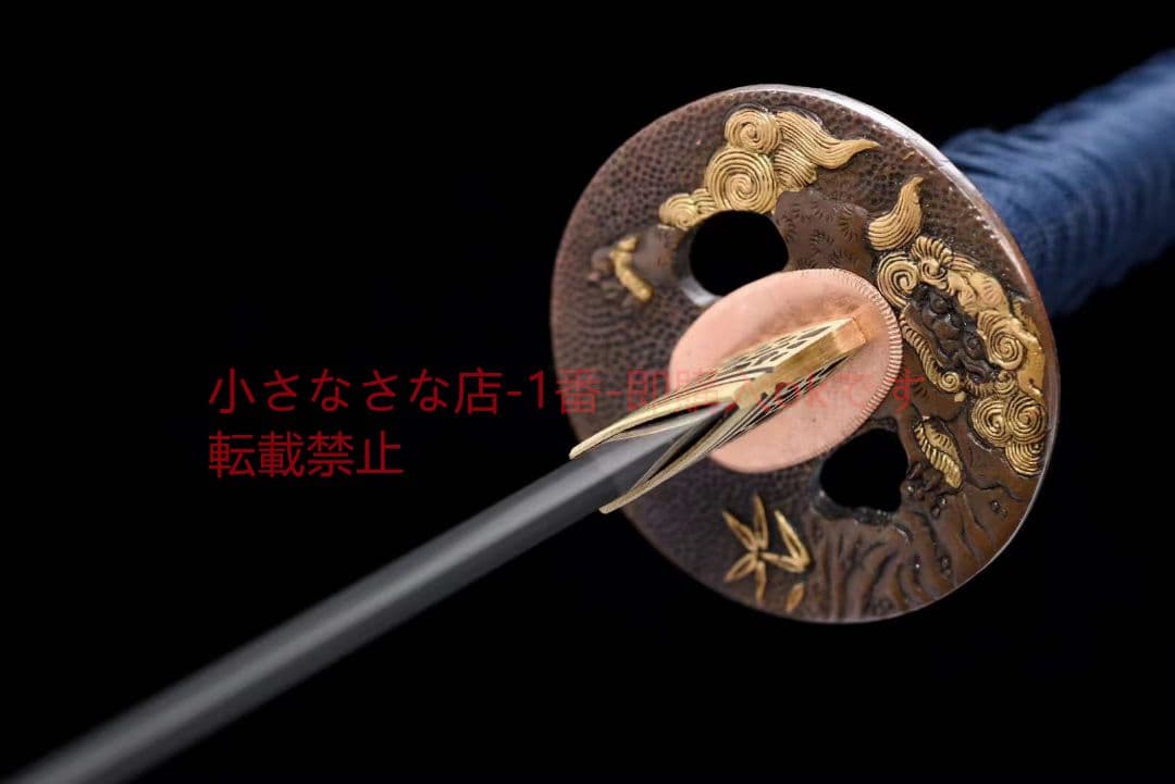 【ライオンの転ガクアジサイ】  武具　刀装具　日本刀　模造刀 居合刀