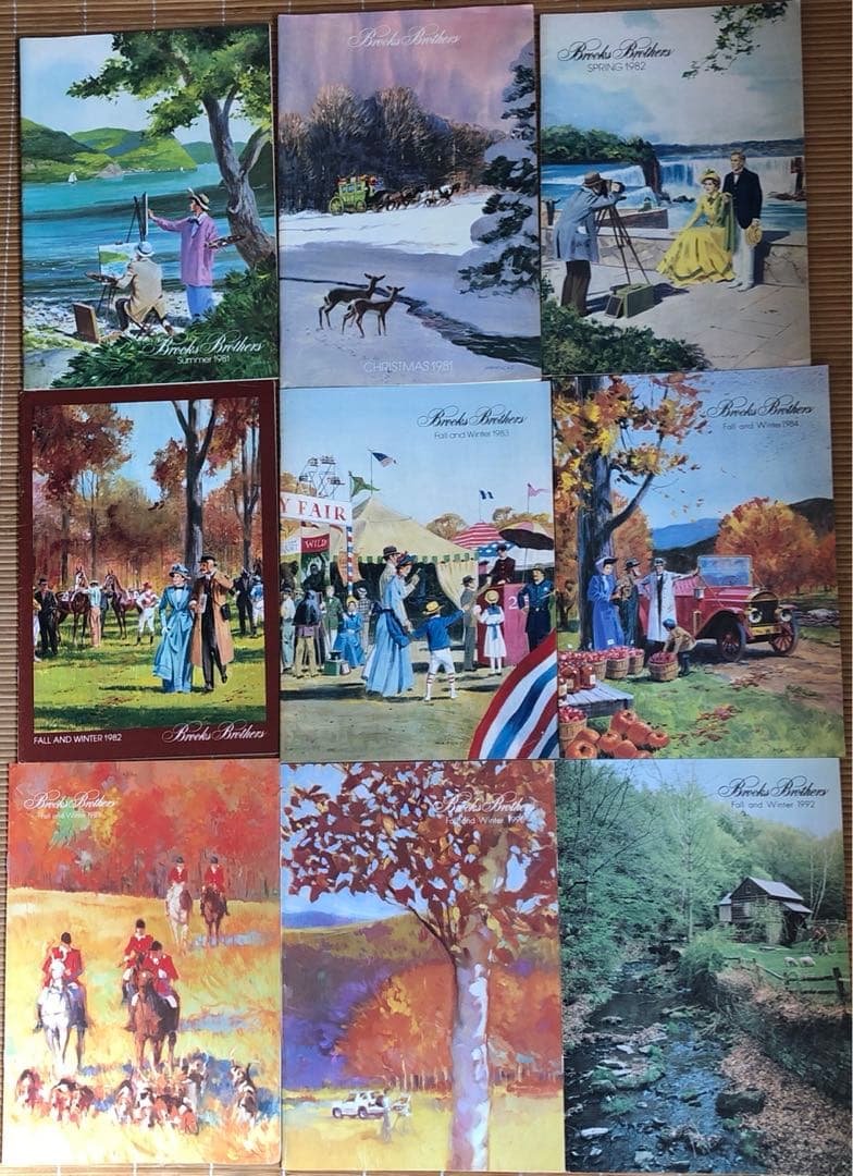 ブルックスブラザーズカタログ9冊