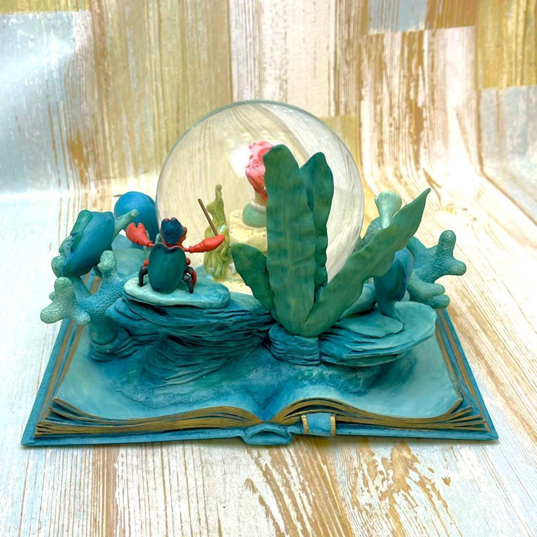 リトル・マーメイド アリエル セバスチャン スノーグローブ フィギュア