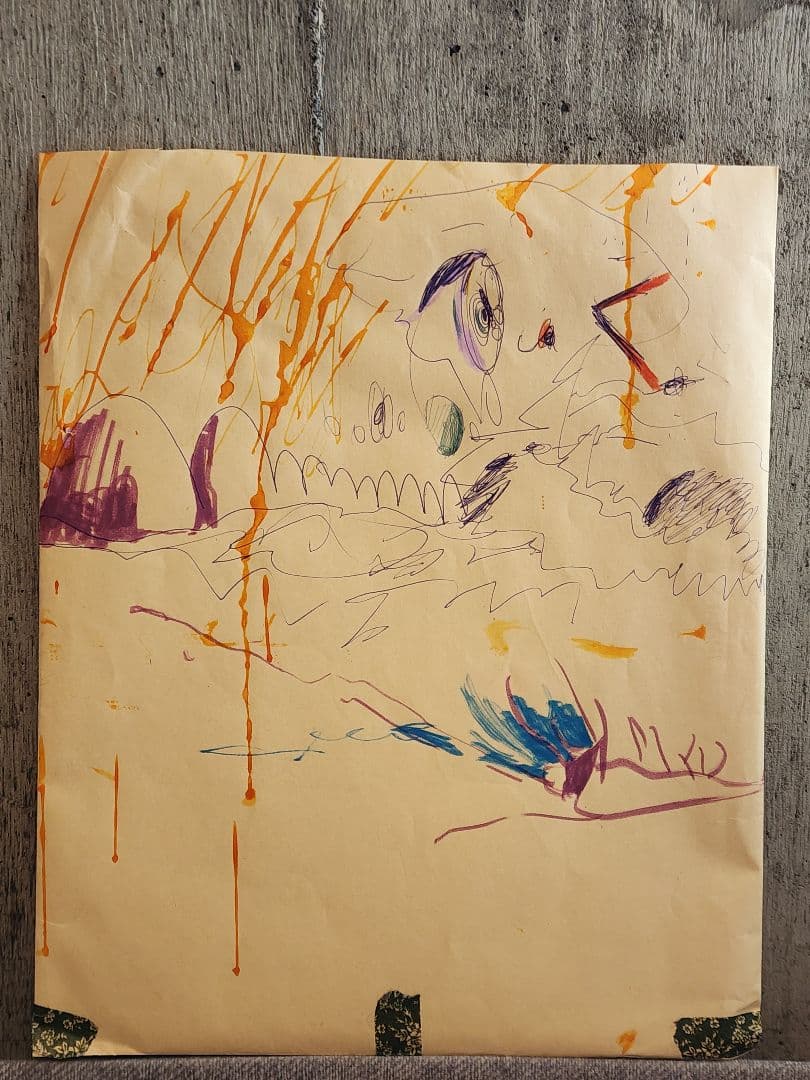 一輪社『直筆イラスト』カオスラウンジ　現代アート