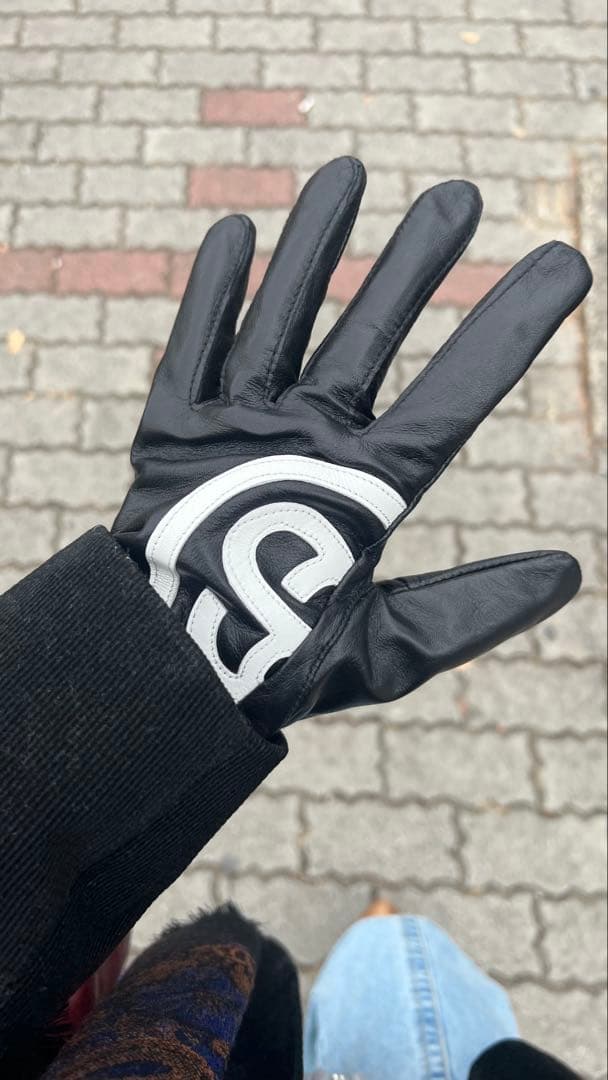 KEIJU着用　ロゴ入り ブラック 手袋 フリーサイズ