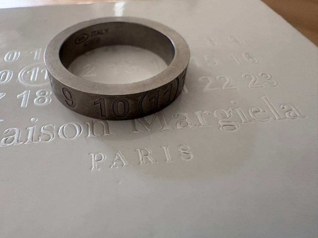 【新品未使用】Maison Margiela ナンバリングリング サイズ1
