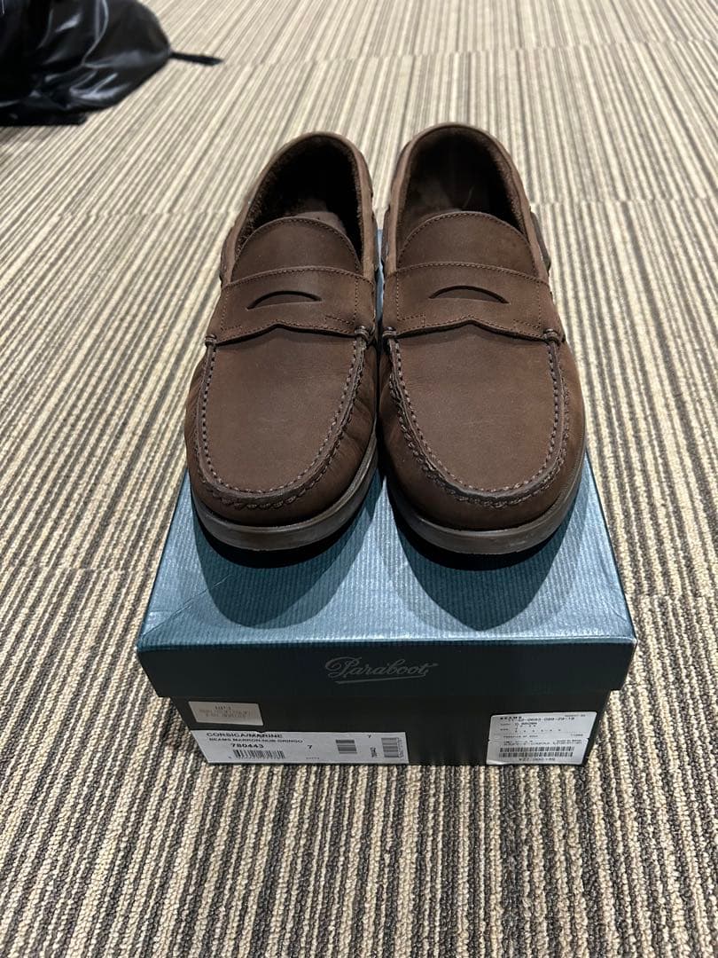 ほぼ未使用　parabootパラブーツ　ローファー　CORSICAコルシカ 7