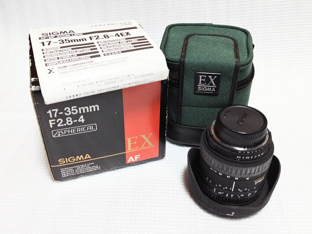 レンズ(ズーム) SIGMA AF-MF ZOOM LENS 17-35mm F2.8-4 EX