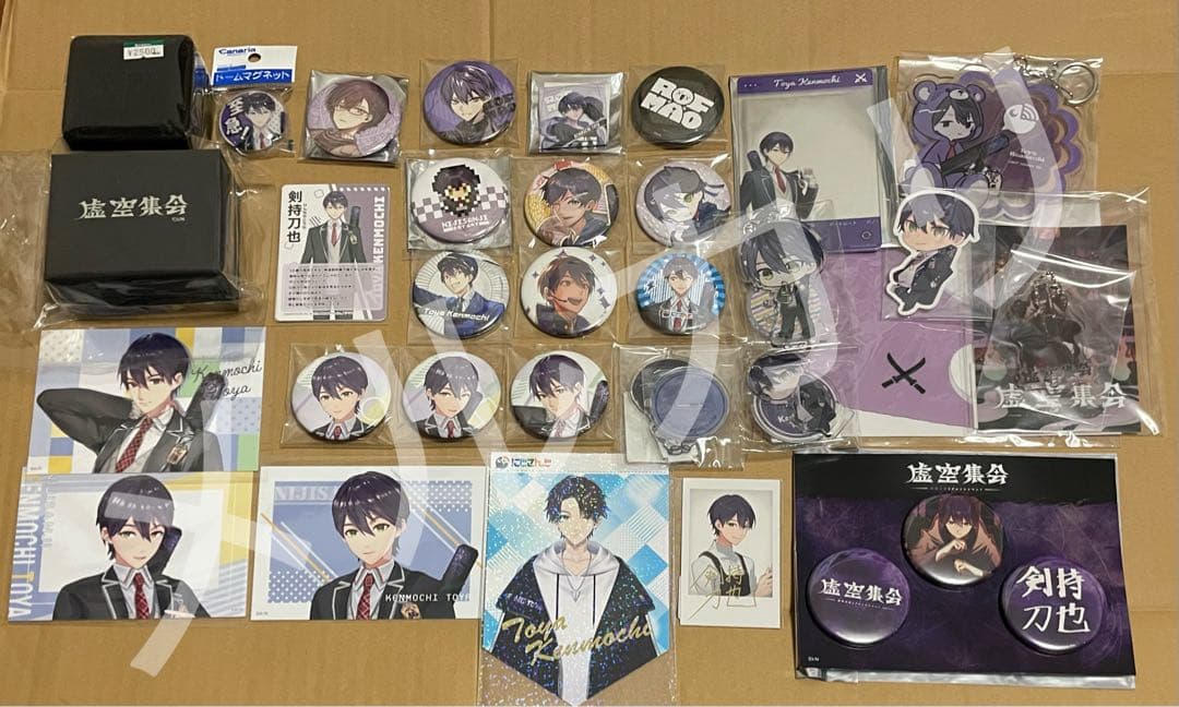 にじさんじ　剣持刀也　缶バッジ　アクスタ　ネックレス　ステッカー　ブロマイド