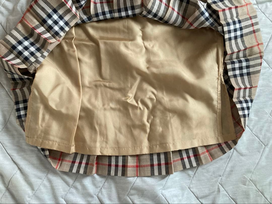 バーバリー プリーツスカート　Burberry ノバチェック　Burberrys