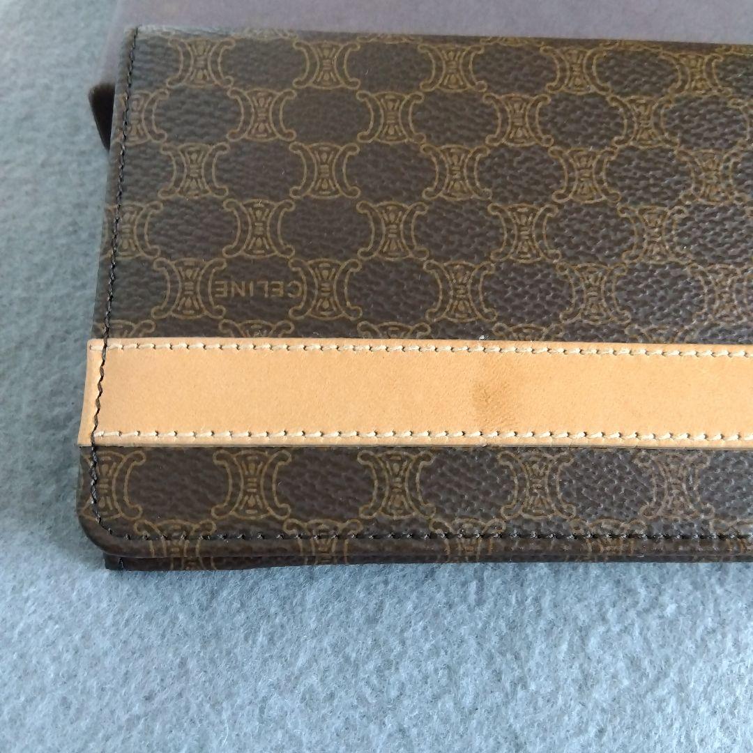 モンチッチ様　【未使用】セリーヌ　CELINE　マカダム柄　2つ折　長財布