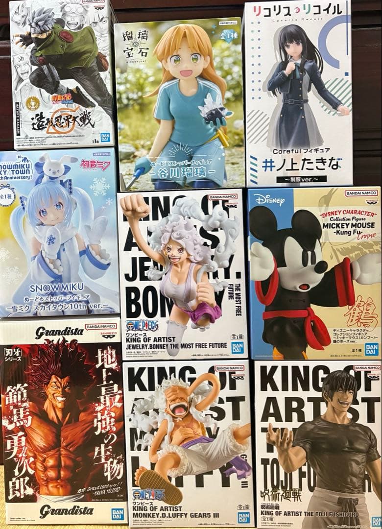 プライズフィギュアまとめ売り　9点セット