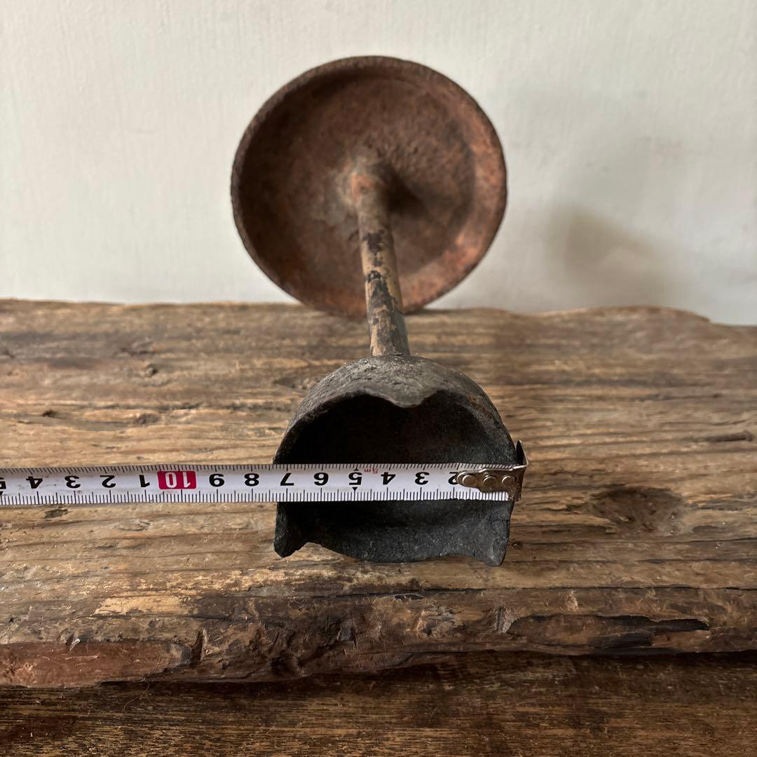 古い燭台　キャンドルスタンド.燈火器.李朝.古美術.古民具.韓国.古道具.骨董